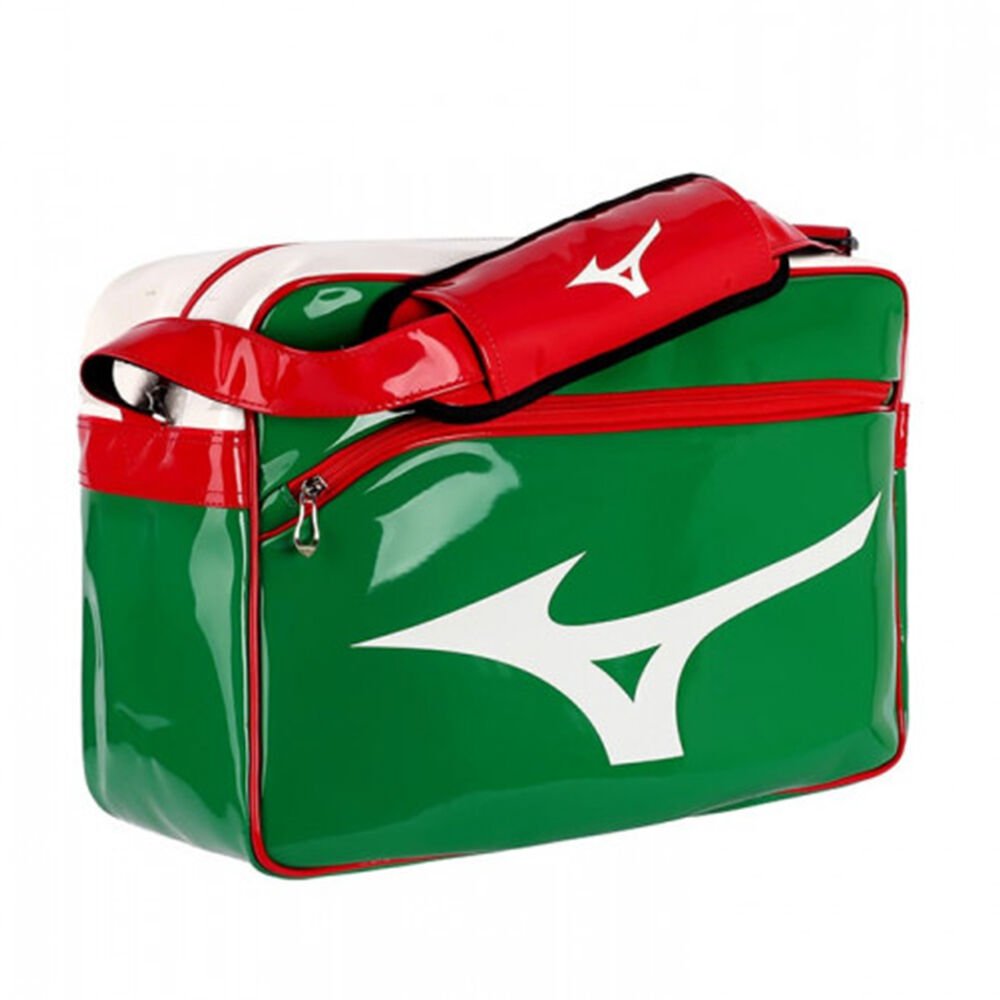 Mochila Mizuno RB Enamel M - Mulher - Verdes/Vermelhas - GVBXO0945